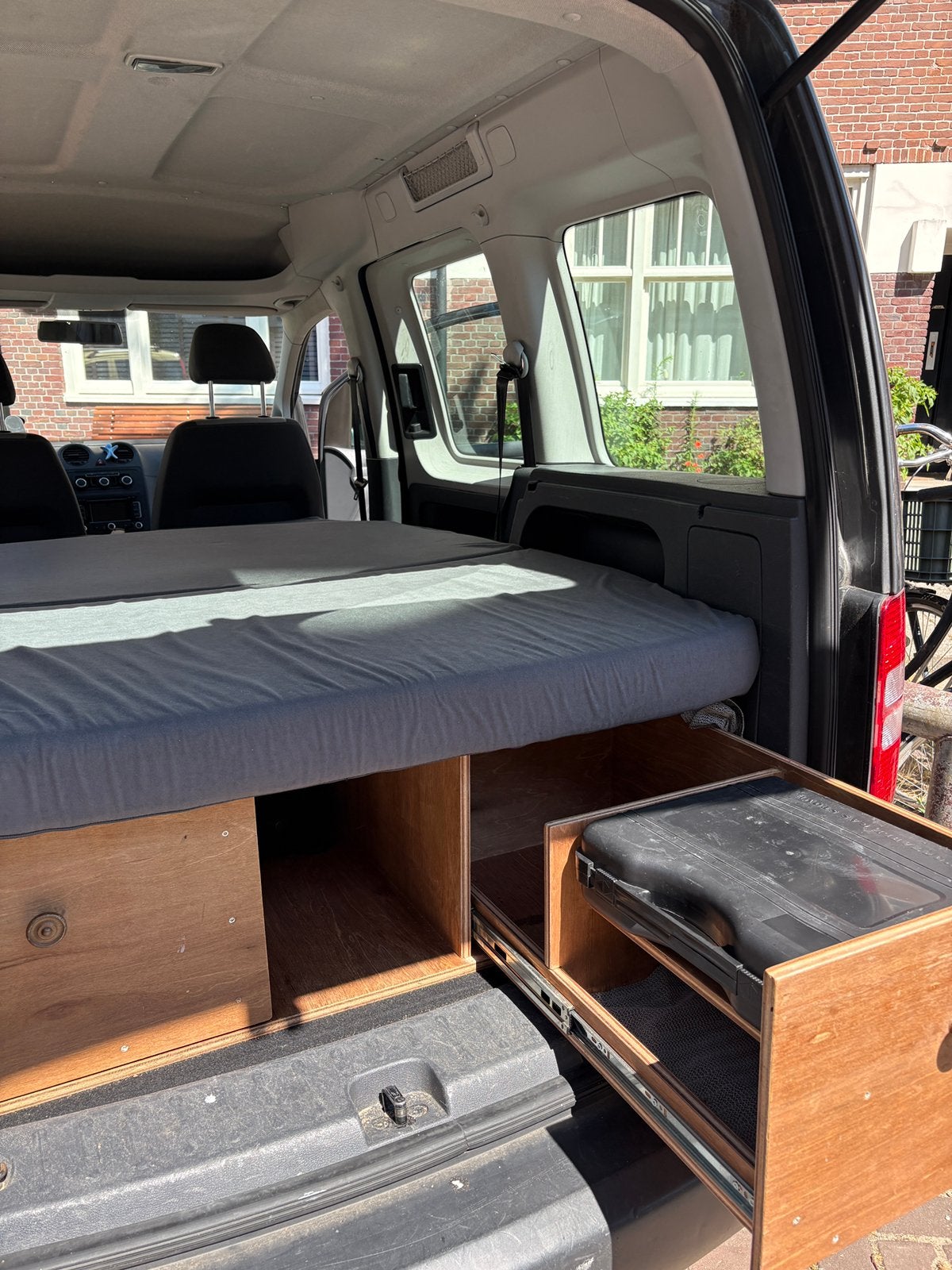Minicamper VW Caddy 1.2 TSI Combi 2012, Auto's, Bestelauto's, Voorwielaandrijving, 15 km/l, 4 cilinders, Volkswagen