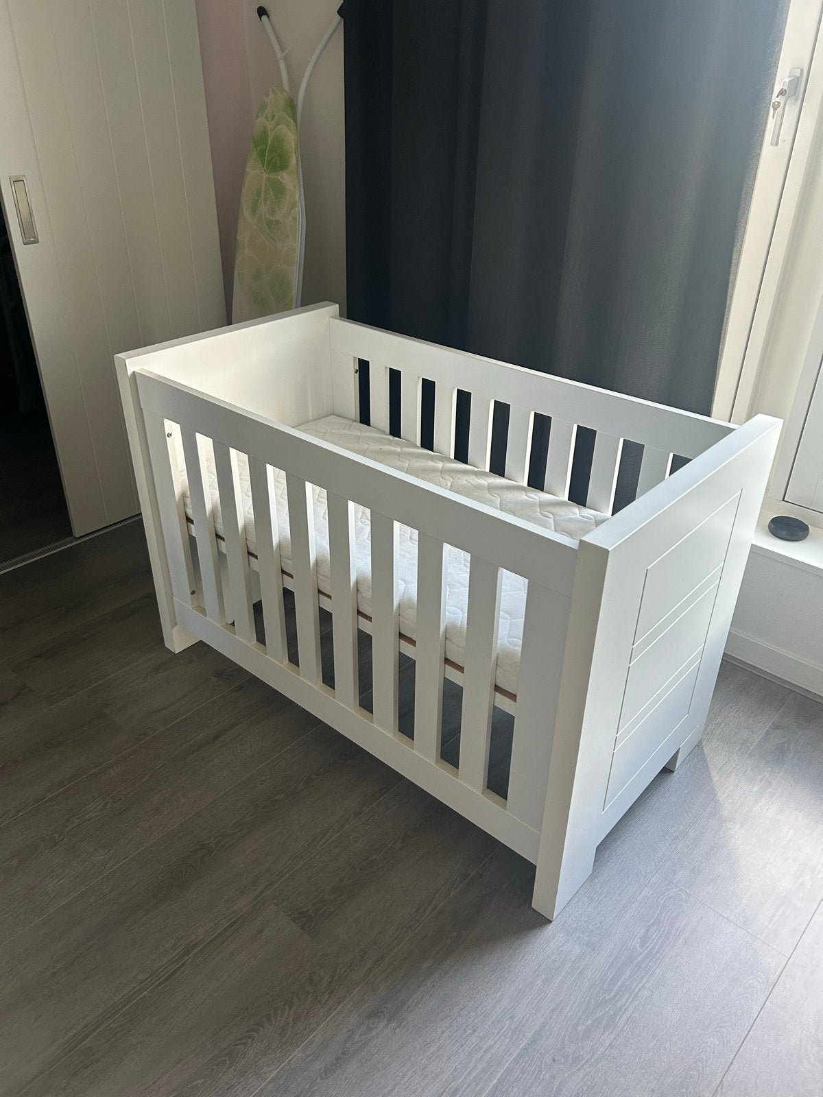 Complete Greeploze Babykamer Wit - Bed, Commode, Kast, Ophalen, Gebruikt, Jongetje of Meisje