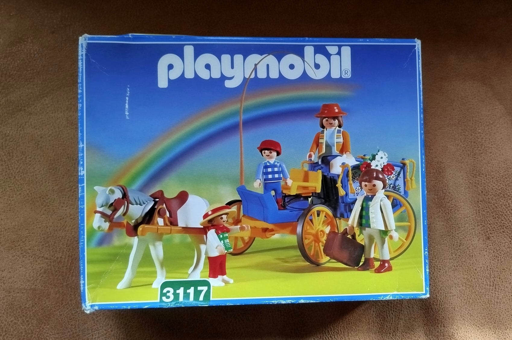 Vintage Playmobil 3117 - Nostalgische Paardenkoets paard, Ophalen of Verzenden, Zo goed als nieuw