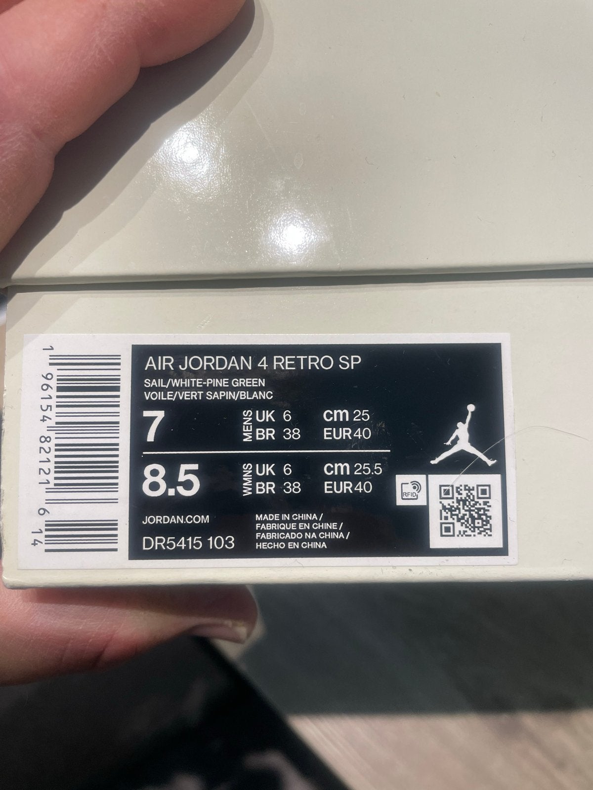 Air Jordan 4 Retro SP 'Pine Green' - Maat 40, Kleding | Heren, Schoenen, Ophalen of Verzenden, Gedragen, Sneakers of Gympen