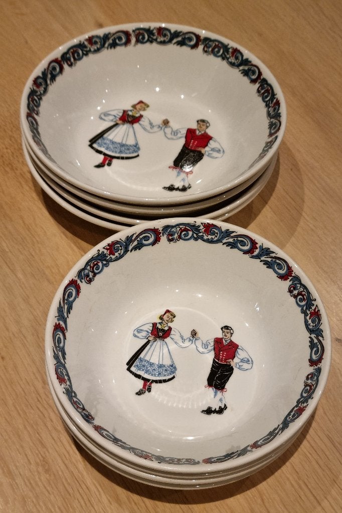 Figgjo Flint - Noorse schaaltjes uit jaren 60-70, bieden, Ophalen of Verzenden