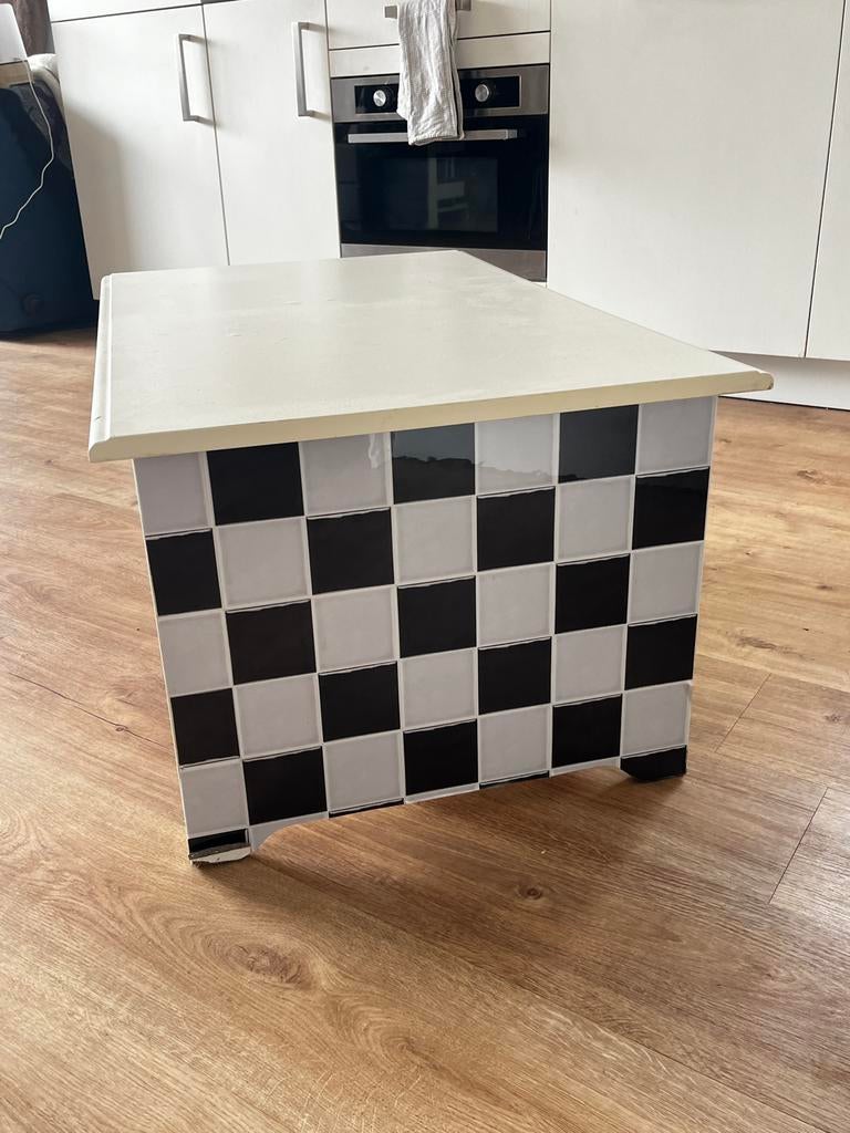 Salontafel, Huis en Inrichting, Tafels | Salontafels, Gebruikt, Minder dan 50 cm, 50 tot 100 cm, 100 tot 150 cm, Rechthoekig, Overige houtsoorten
