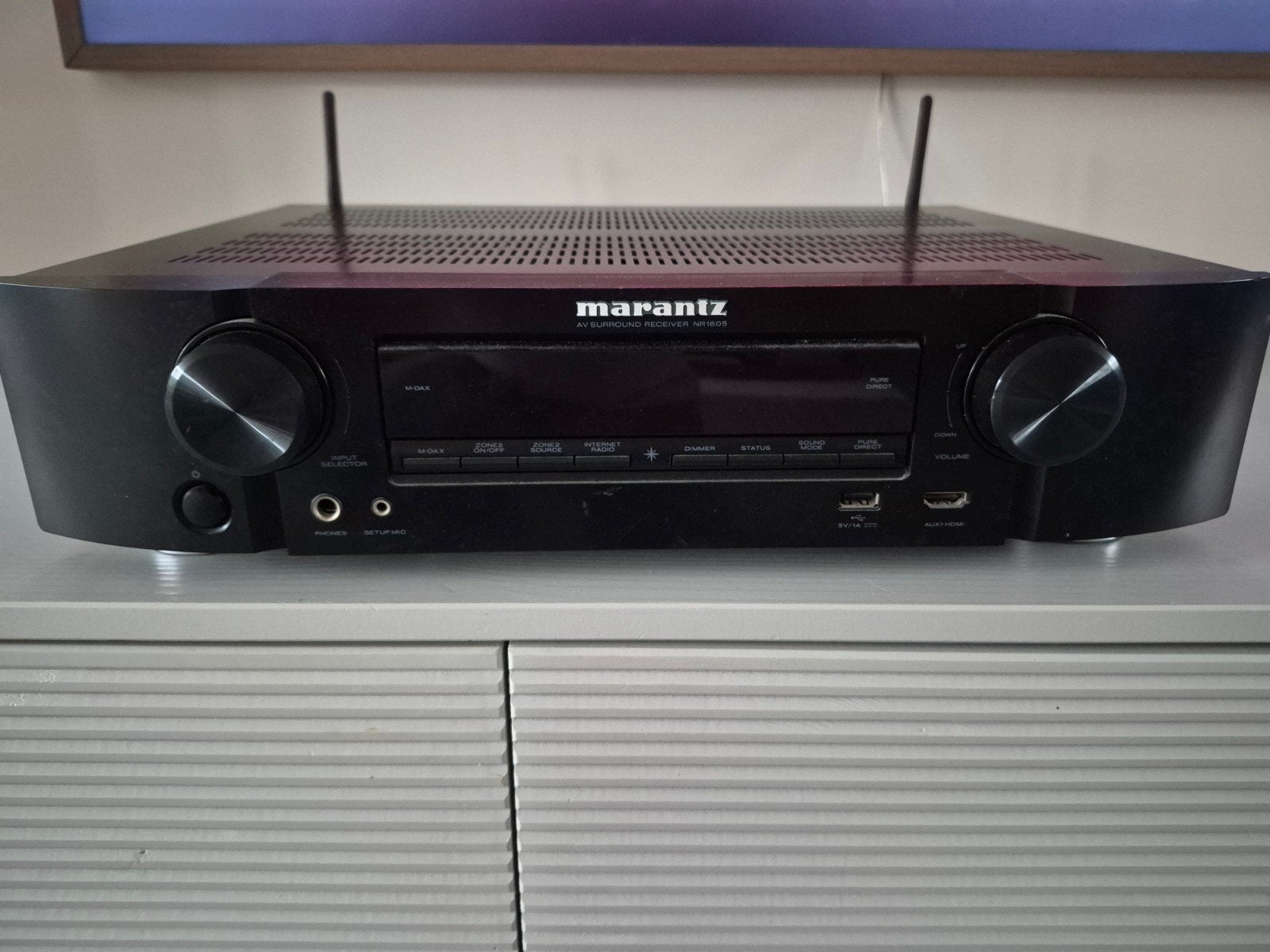 Marantz 7.1 4K receiver met WiFi en Bluetooth, Audio, Tv en Foto, Versterkers en Receivers, Ophalen, Zo goed als nieuw, 60 tot 120 watt