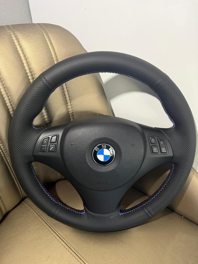 Bmw E81 E82 E87 E88 E90 E91 E92 E93 leder stuur, Ophalen of Verzenden, BMW