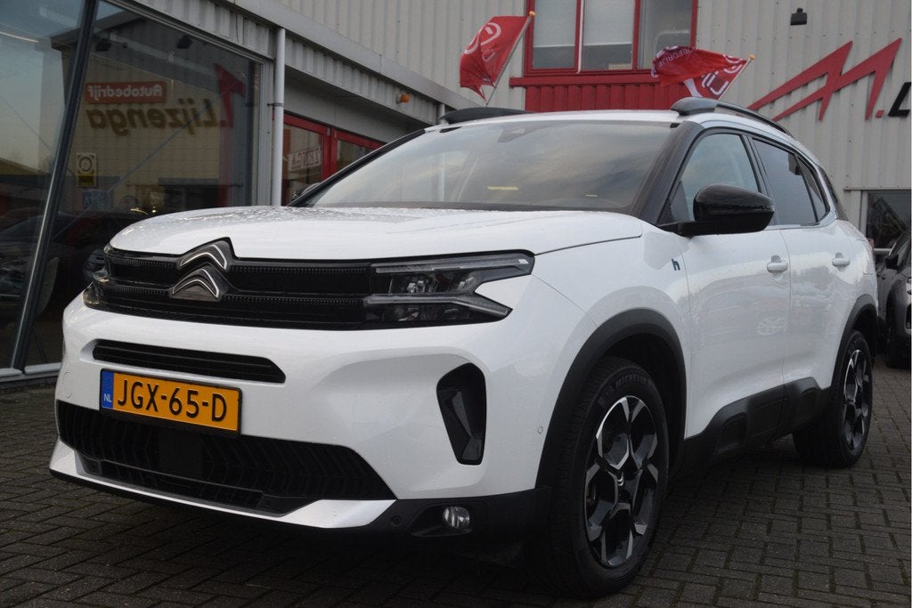 Citroën C5 Aircross 1.6 Plug-in Hybrid 180 Business Plus Ca, Gebruikt, 4 cilinders, Met garantie (alle), Wit