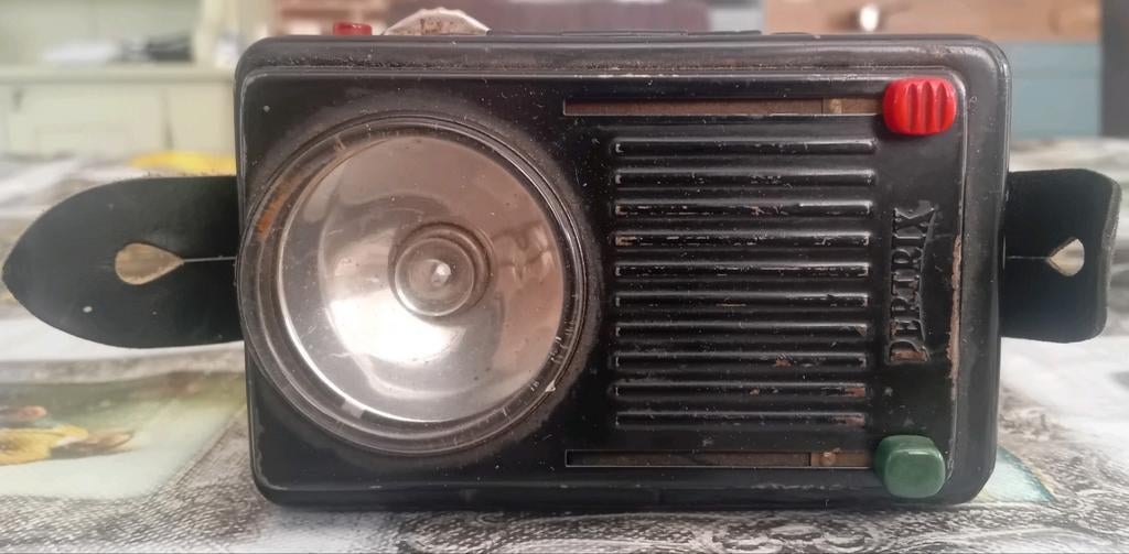 Vintage Pertrix zaklamp - Klassieke retro verlichting, Ophalen of Verzenden, Gebruikt