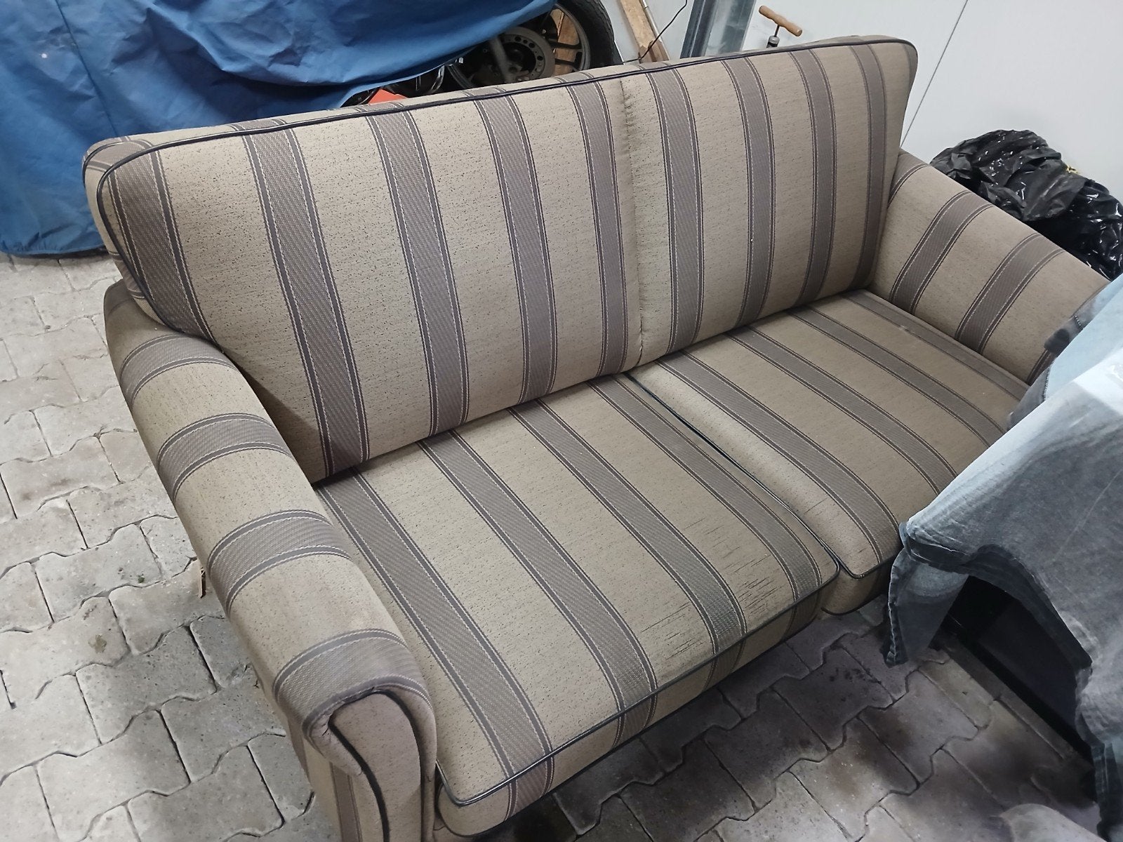 Bank 2 zits, Ophalen, Gebruikt, 150 tot 200 cm, Tweepersoons