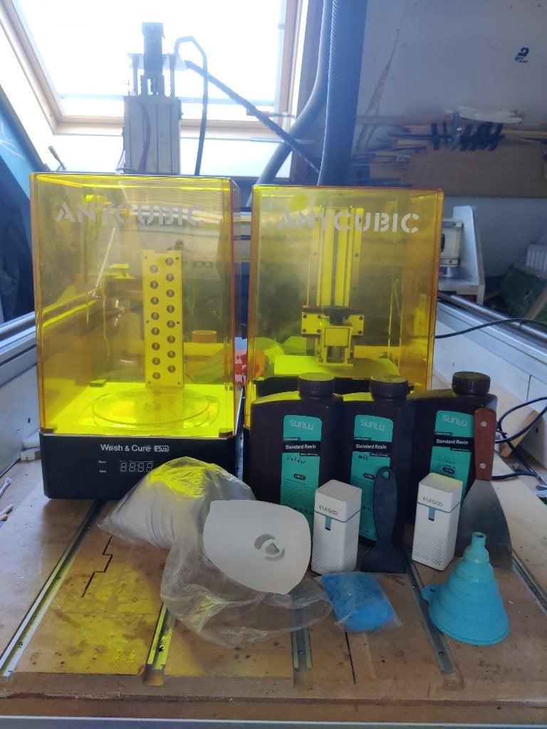 Anycubic 3D Hars printer, Ophalen, Gebruikt