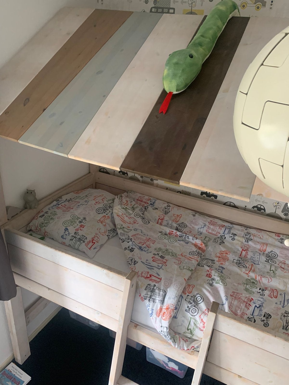 Hoogslaper Boomhutbed Lifetime - Avontuurlijk Slapen, Ophalen, 85 tot 100 cm, Gebruikt, Lattenbodem