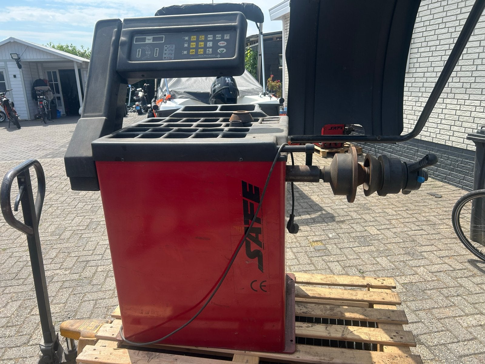 Bandenapparaat en balanceerapparaat (set) let op 220v, Auto diversen, Autogereedschap, Ophalen, Gebruikt
