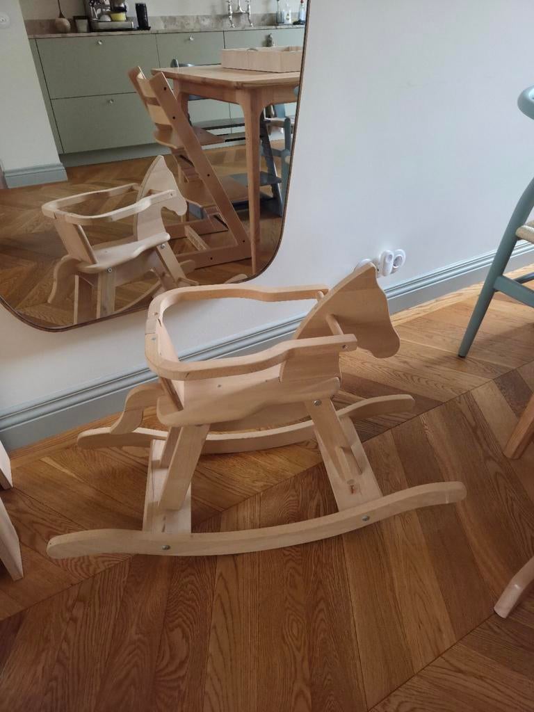 Houten hobbelpaard van Pinolino, Ophalen, Zo goed als nieuw