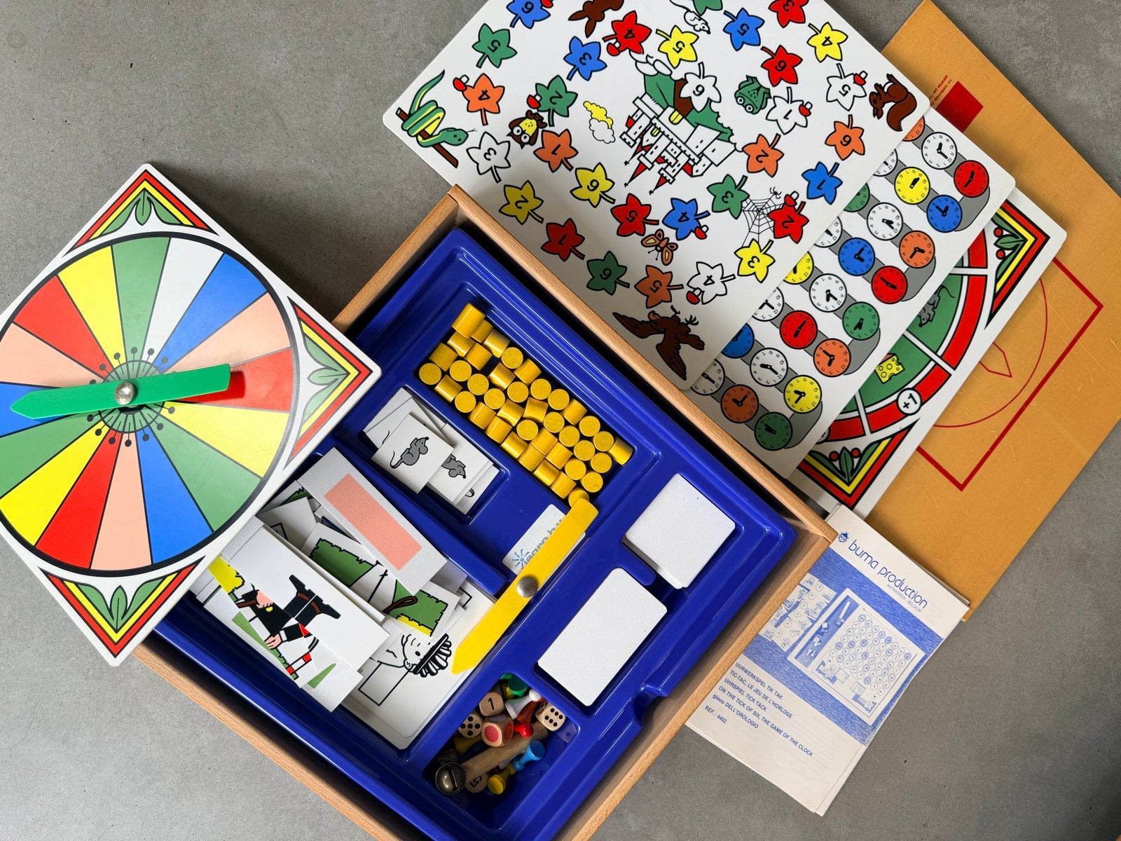 Buma Production Tik Tak Spel - Educatief Bordspel, Een of twee spelers, Ophalen of Verzenden, Gebruikt