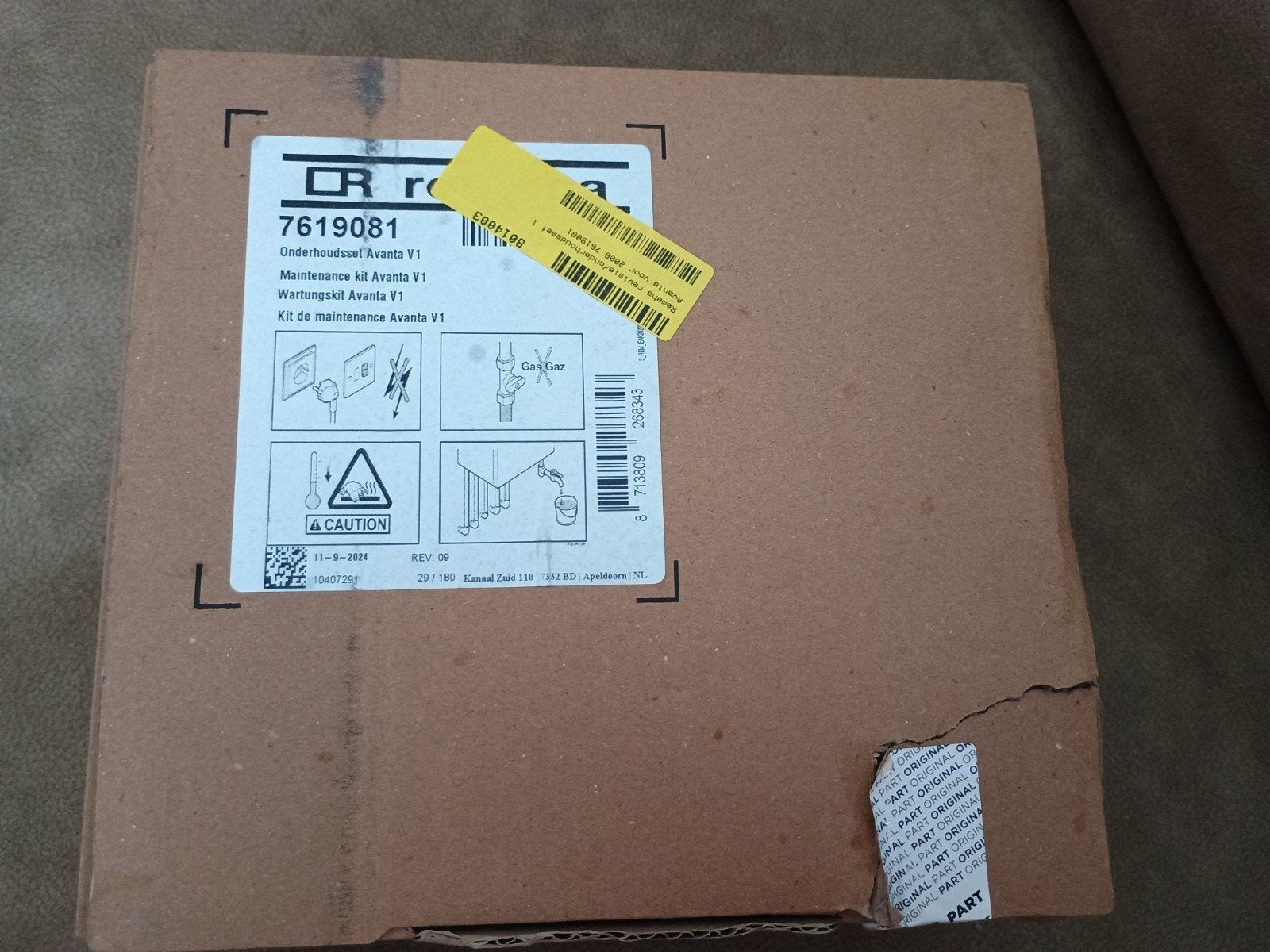 Remeha Avanta onderhoudsset 1, 30 tot 80 cm, Cv-ketel of Combi-ketel, Nieuw, Minder dan 60 cm