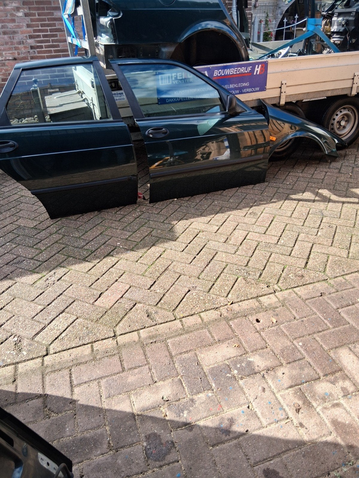 Saab 900 SE Deuren en Spatborden, Auto-onderdelen, Ophalen, Voor, Saab, Deur