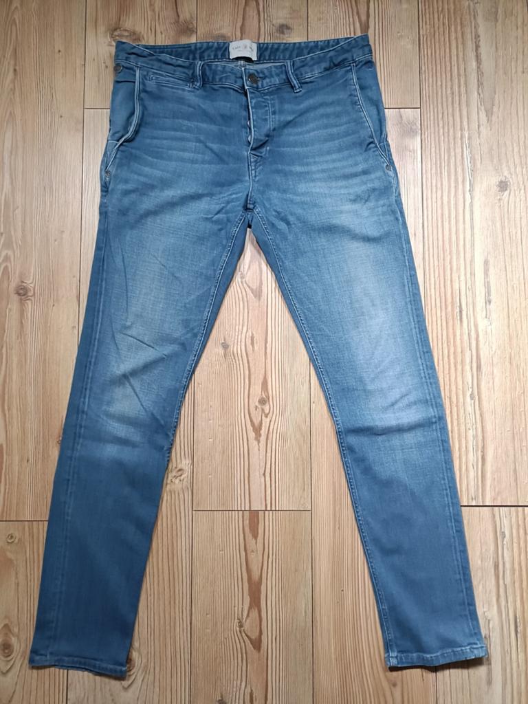 Cast Iron stretch maat 34-32, Ophalen of Verzenden, Zo goed als nieuw, Blauw, W33 - W34 (confectie 48/50)
