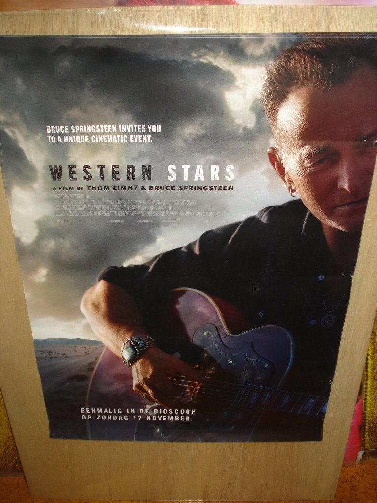 Bruce Springsteen Western Stars Filmposter, Ophalen, Zo goed als nieuw, A1 t/m A3, Film en Tv