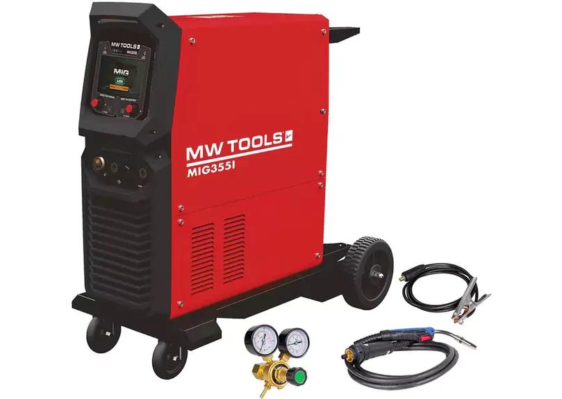 MIG Industriële Synergie Lasinverter LCD 350A + Accessoires, Ophalen, Nieuw
