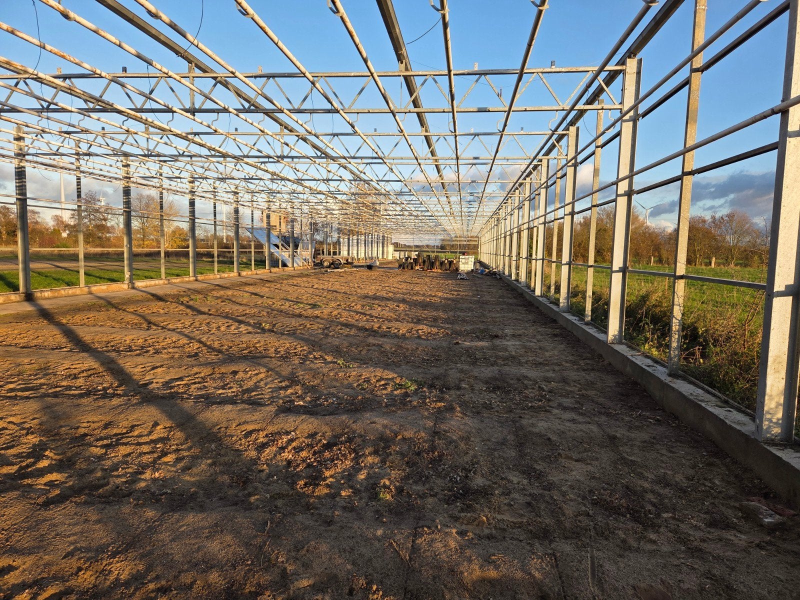 1.024 M² Staalconstructie loods hal, Doe-het-zelf en Verbouw, Ophalen, Gebruikt