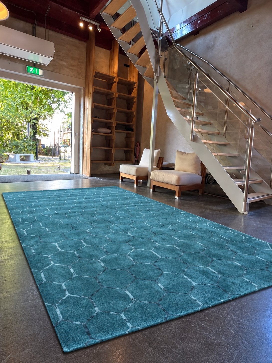 Brink en Campman tapijt Wedgwood Gio Teal 2x 280, Ophalen, Rechthoekig, Nieuw, 200 cm of meer
