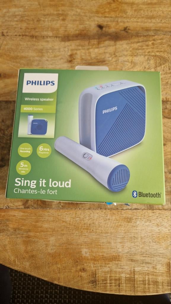 Philips Sing it loud 4000, Ophalen, Nieuw, Complete set