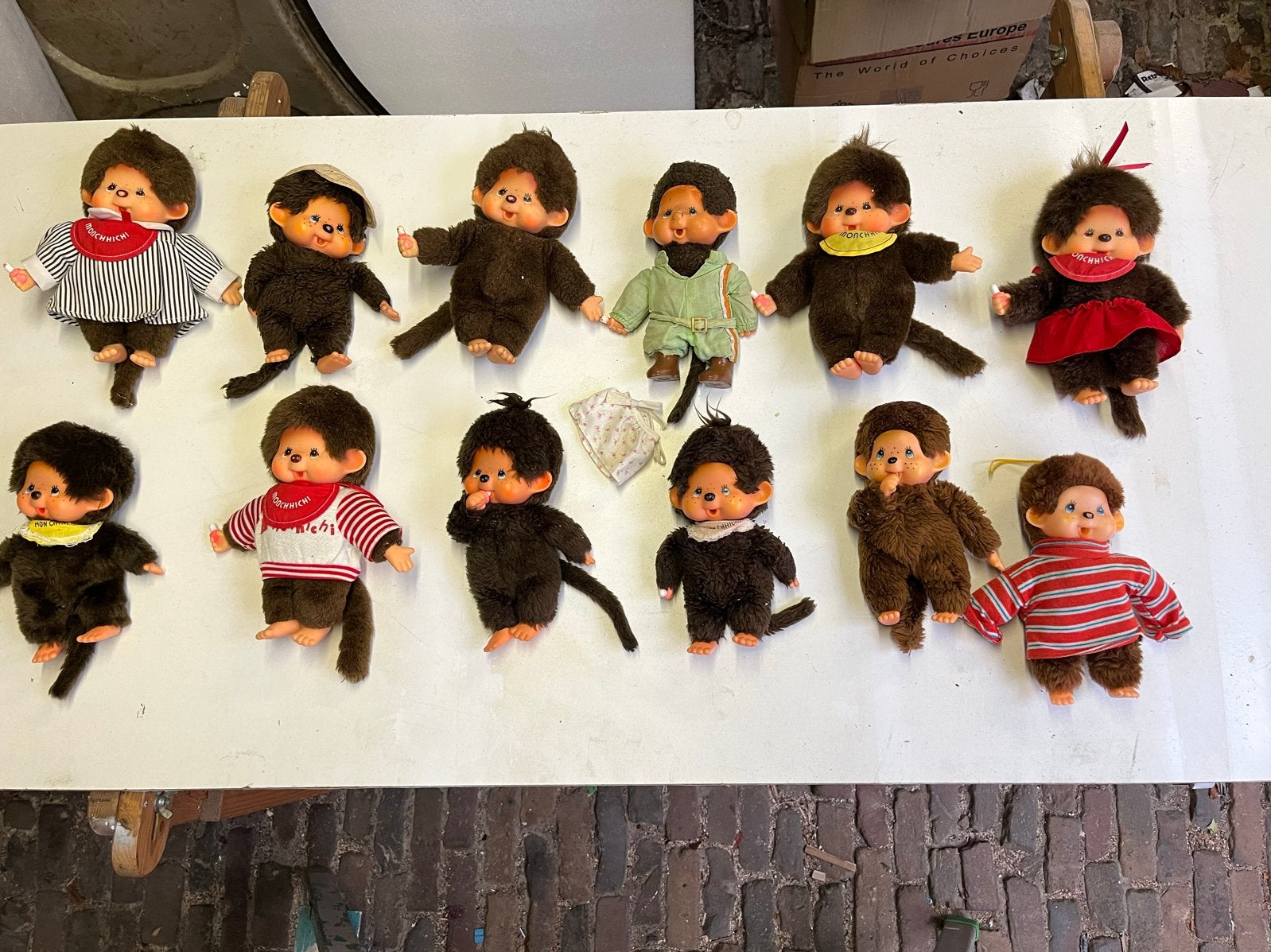 Monchhichi Poppen Collectie - Vintage Speelgoed, Ophalen of Verzenden, Gebruikt, Jongen of Meisje