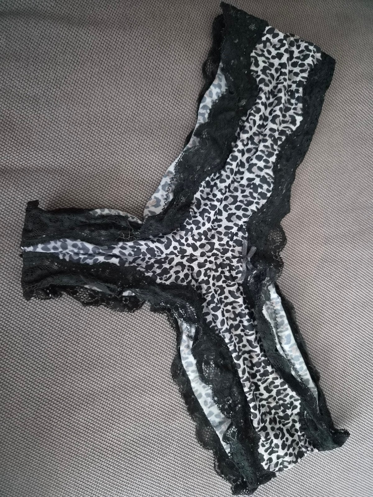 Panterprint string maat m, Verzenden, Meerkleurig, String