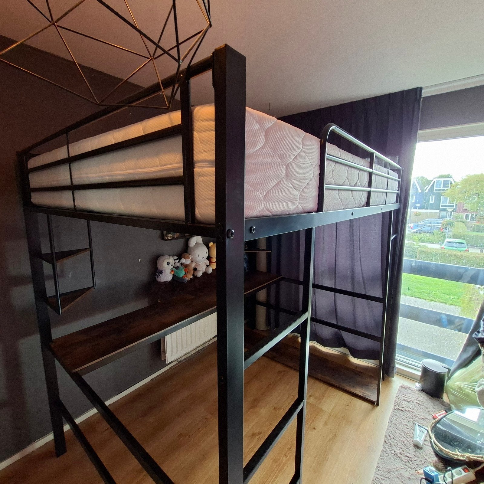 Leuke 2 persoons hoogslaper, Ophalen, Gebruikt, Hoogslaper, Tweepersoons
