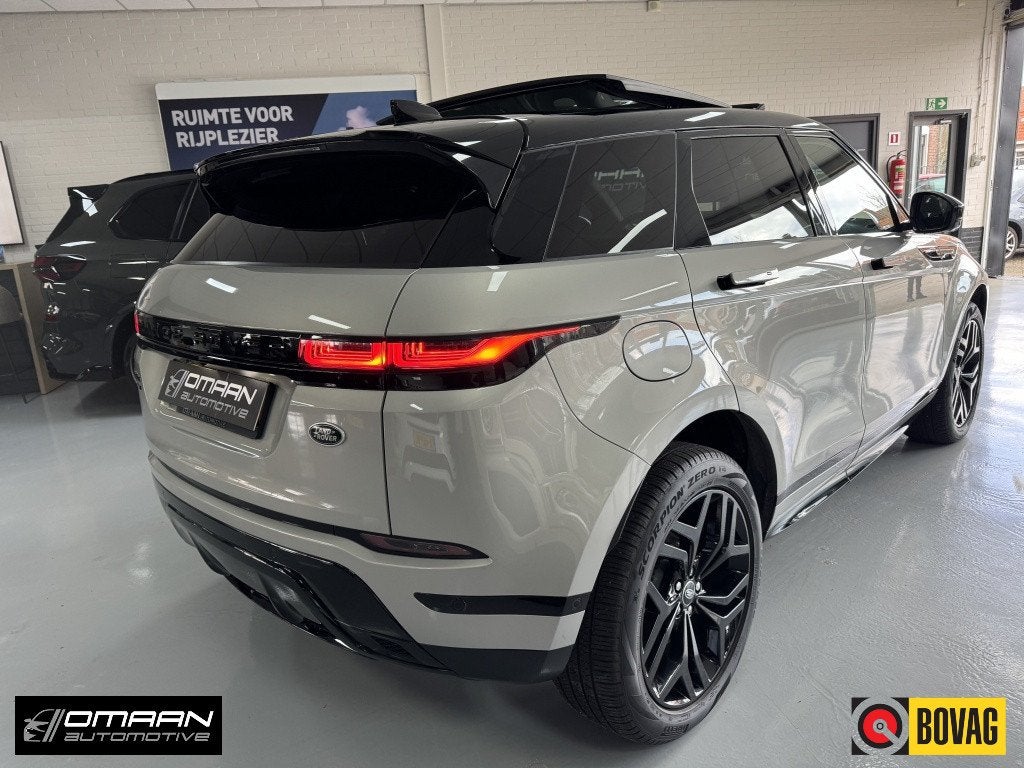 Land Rover Range Rover Evoque 1.5 P300e AWD R-Dynamic Pano S, Auto's, Leder, Bedrijf, Vierwielaandrijving, Hybride Elektrisch/Benzine