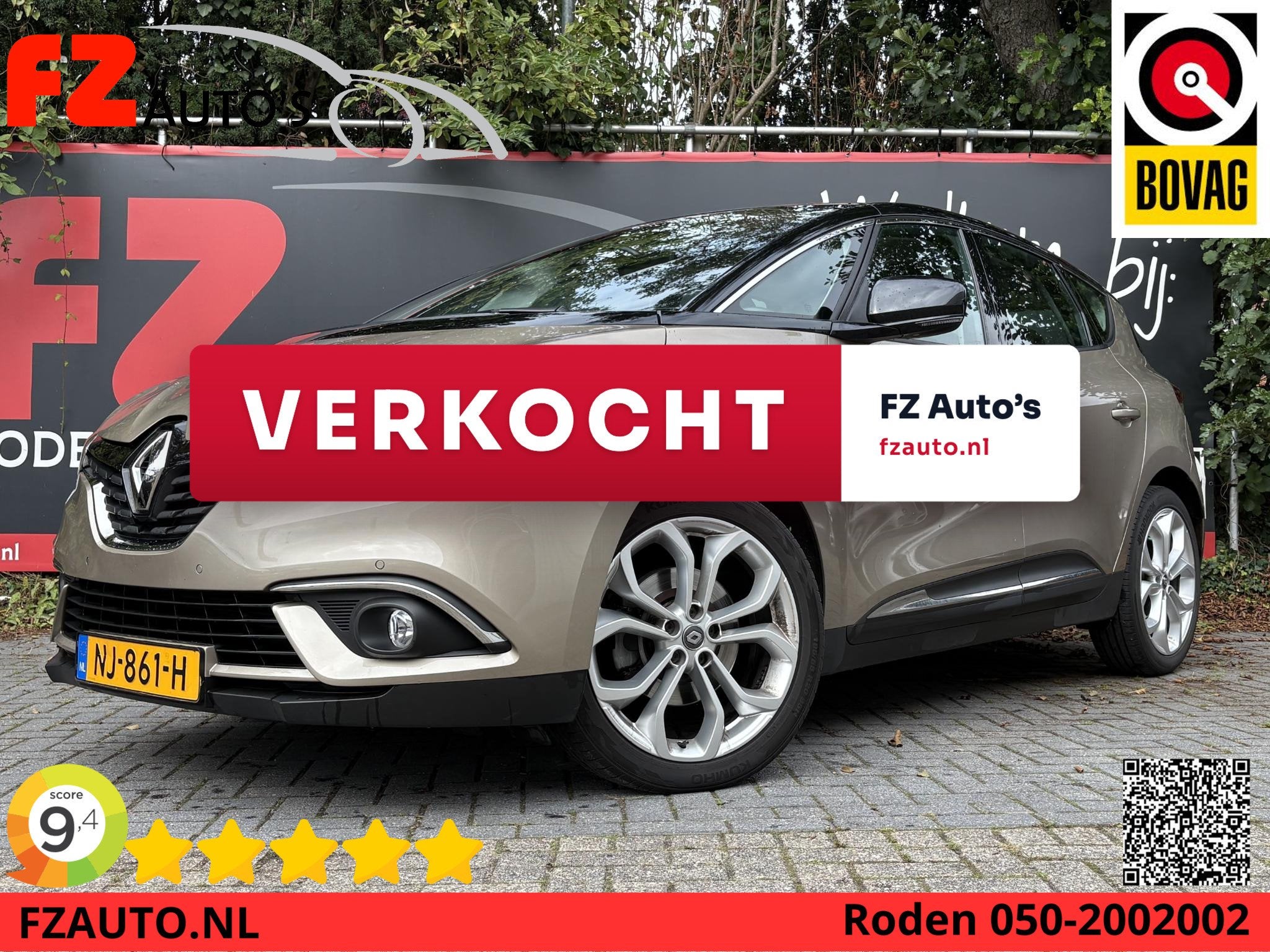 Renault Scénic 1.2 TCe Zen - Navigatie - Airconditioning -, Auto's, Voorwielaandrijving, Stof, Gebruikt, Euro 6