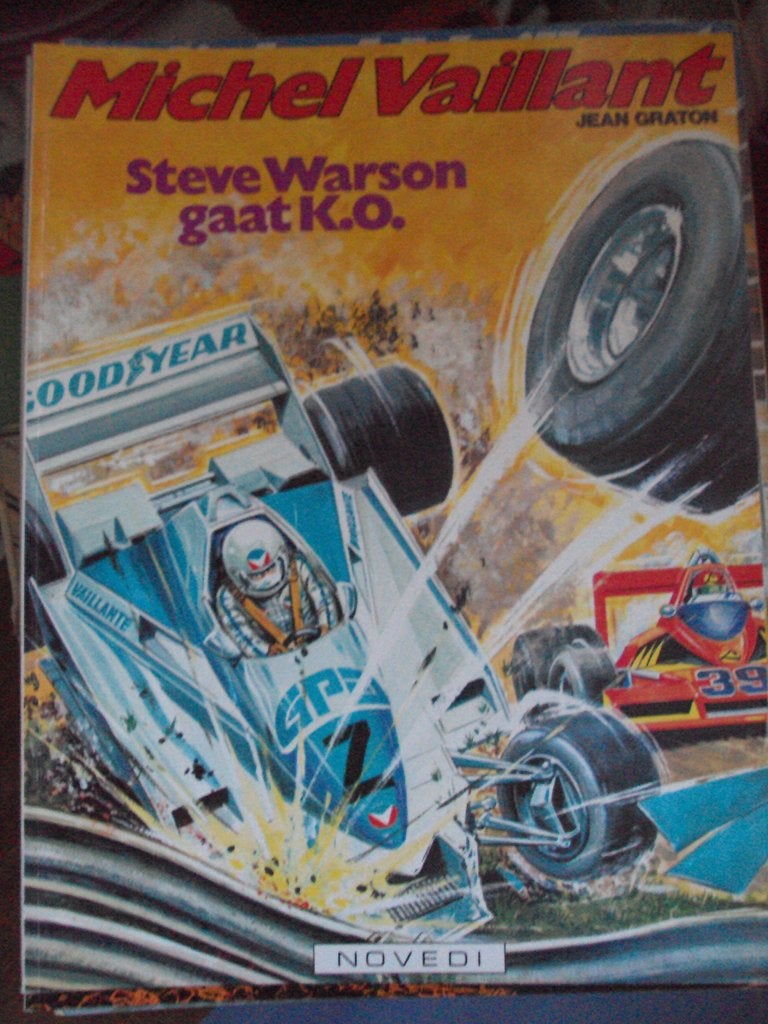 Michel Vaillant-Steve Watson gaat ko (Z5-172), Eén stripboek, Ophalen of Verzenden, Zo goed als nieuw