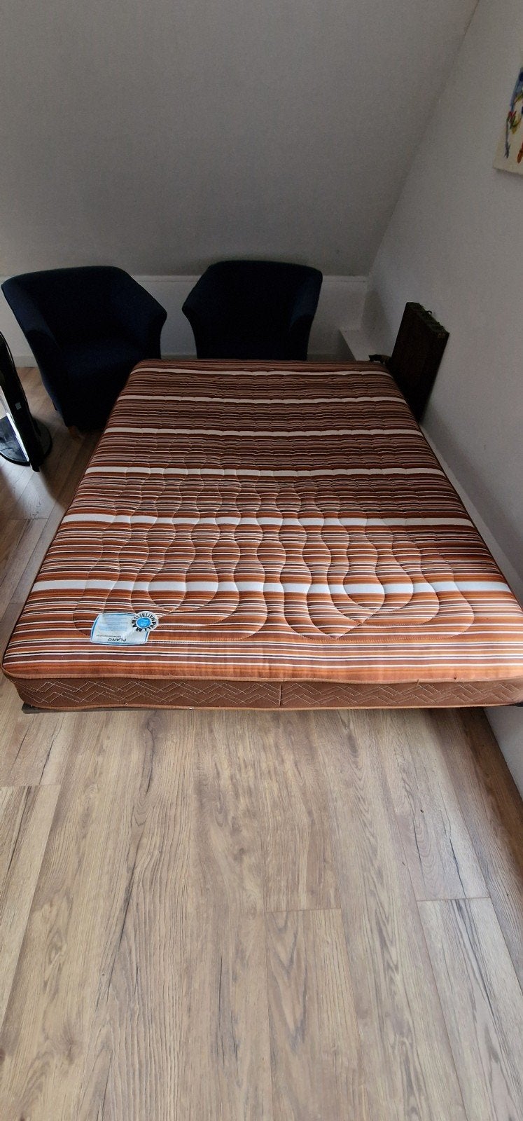 140x200 cm matras + bedbodem, Gebruikt, Tweepersoons, Matras, 200 cm