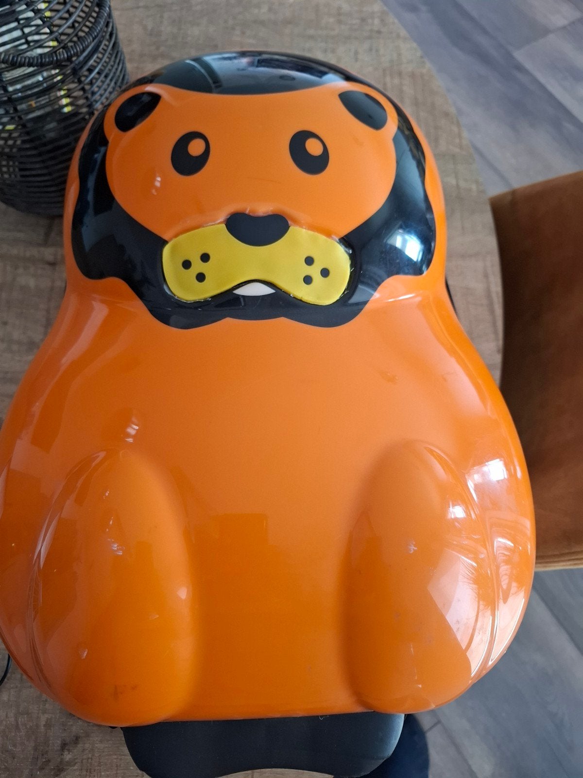 Kinder Reiskoffer Oranje leeuw, Gebruikt, Hard kunststof, Minder dan 50 cm, Minder dan 35 cm