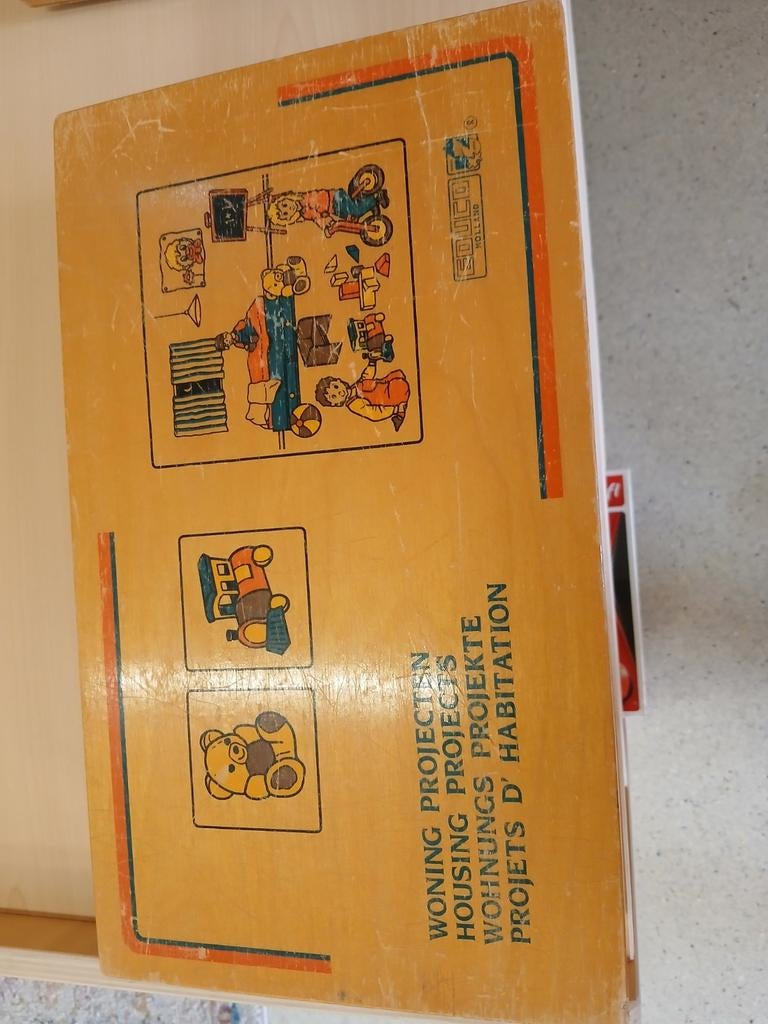Houten sorteerkist., Ophalen of Verzenden, Gebruikt, Taal en Lezen