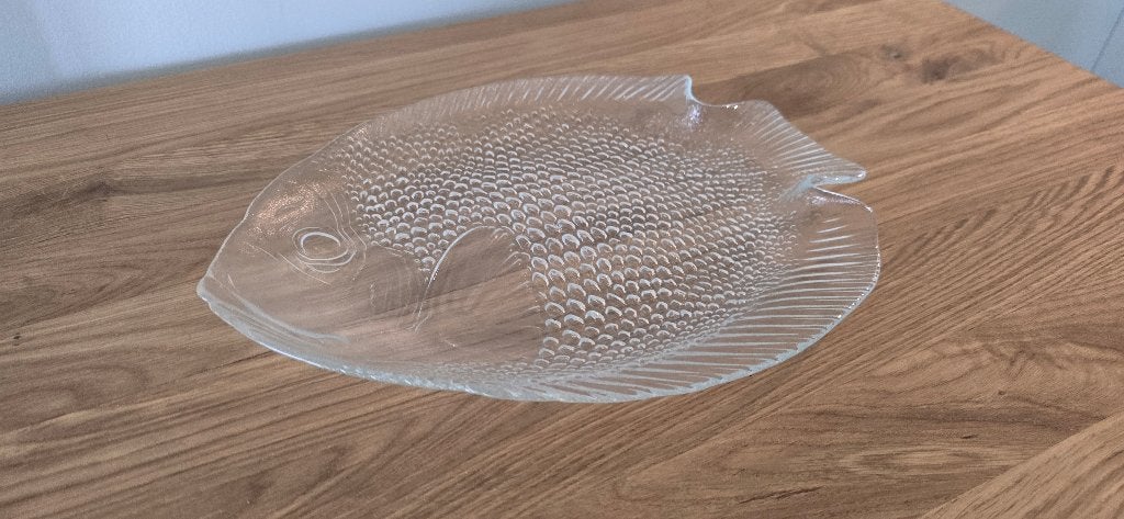 Serveerschaal vis - glas, Landelijk/Boerenbont, Nieuw, Ophalen of Verzenden, Glas