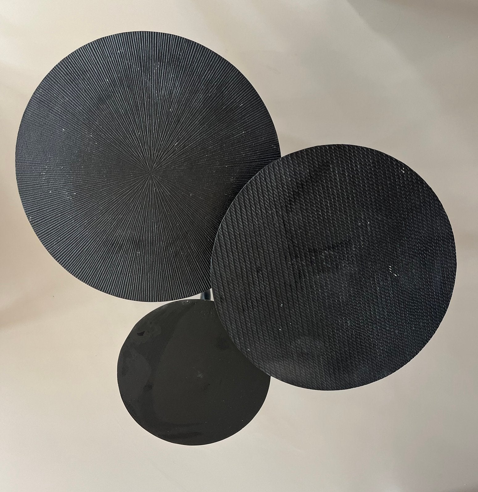 Loods5 Bijzettafels, Minder dan 55 cm, Metaal of Aluminium, Rond, Zo goed als nieuw