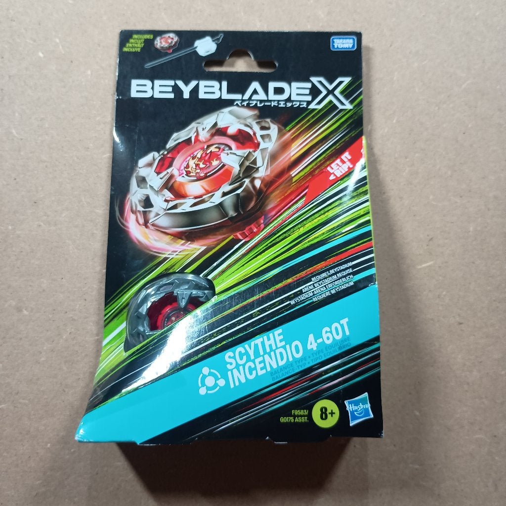 Beyblade X Scythe Incendio 4-60T, Ophalen of Verzenden, Nieuw