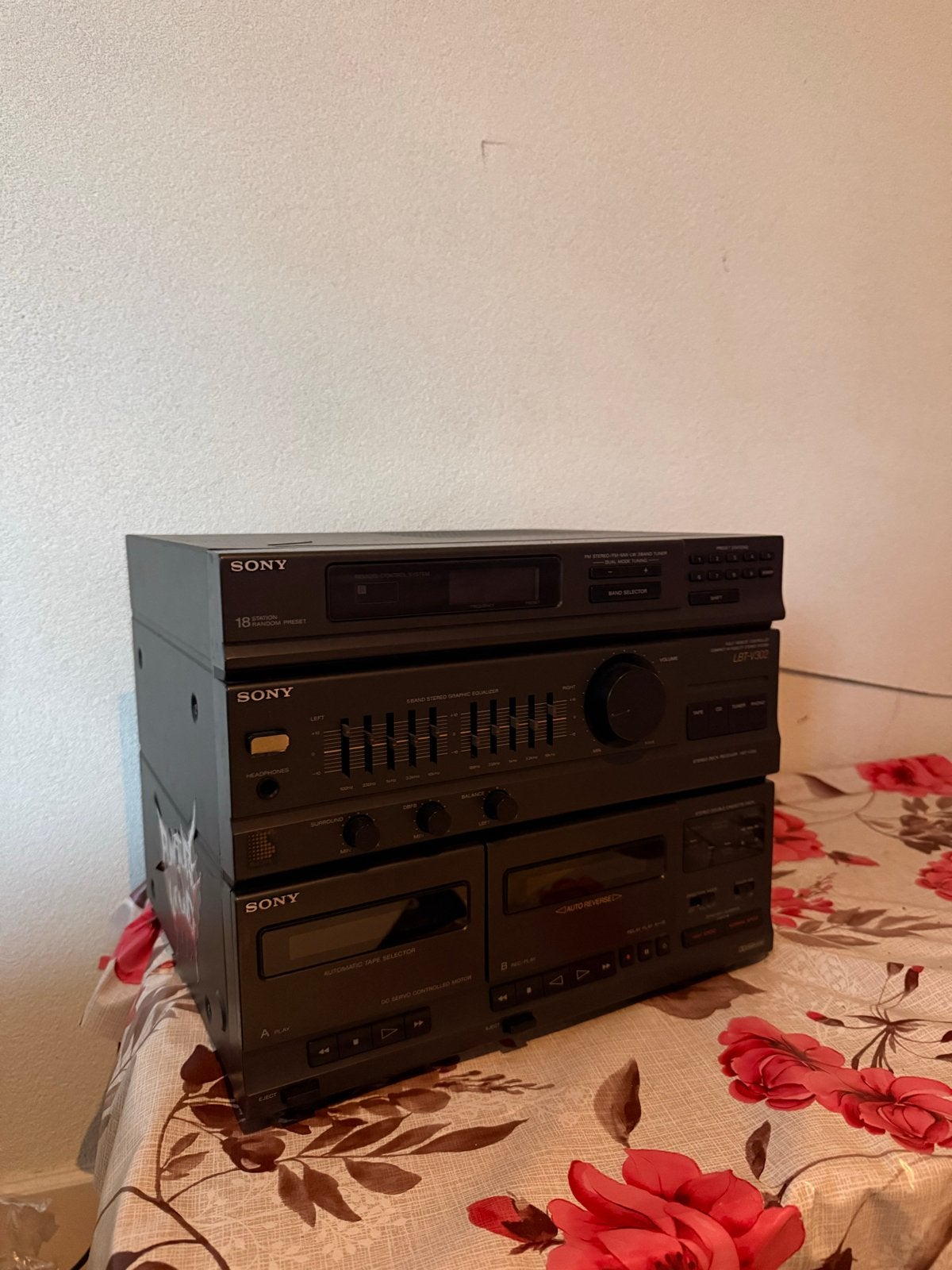 Sony Stereo Set - Radio werkt, jack ingangen defect, Audio, Tv en Foto, Stereo-sets, Gebruikt, Cassettedeck, Sony, Losse componenten