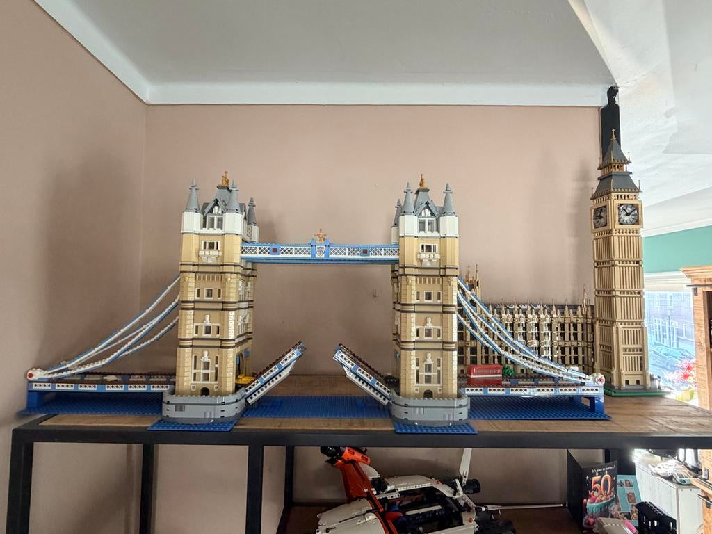 LEGO Creator Expert tower bridge& Big Ben, Ophalen of Verzenden, Gebruikt, Complete set, Lego