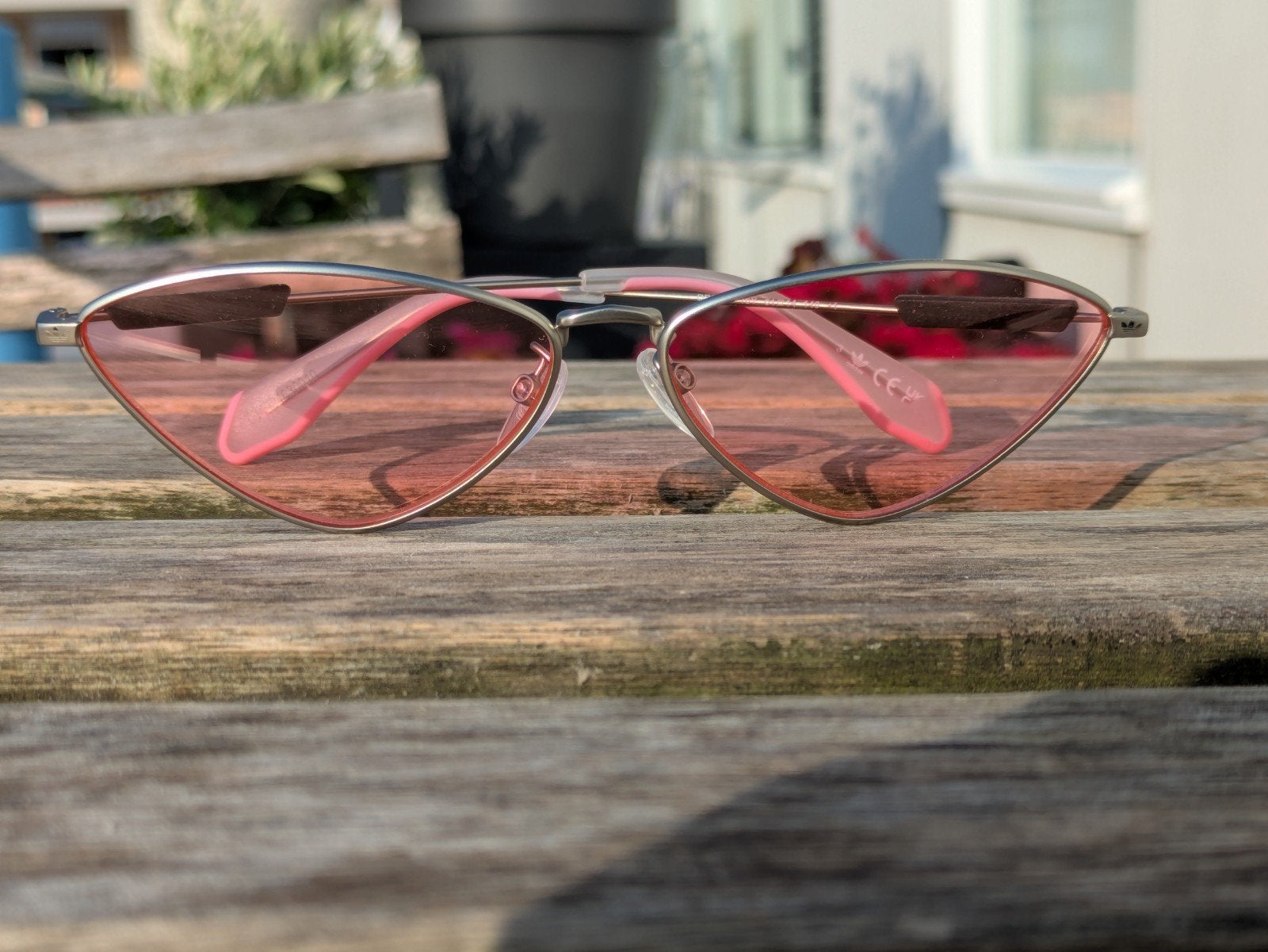 Vintage roze Adidas zonnebril, Overige merken, Zonnebril, Info@safilogroup.com, Ophalen of Verzenden
