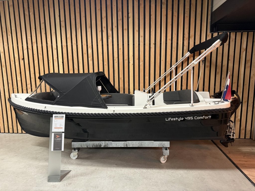 NwStaat! LIFESTYLE 495 Comfort '20PK MERCURY' BIMINITOP Bj20, Watersport en Boten, Sloepen, Overige merken, Overige typen, Zo goed als nieuw