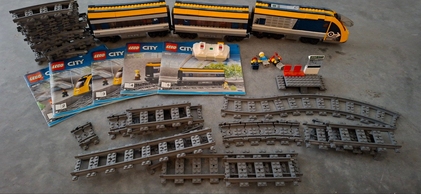 Lego City Passagierstrein 60197 met rails & afstandsbedienin, Compleet, City, Lego, Ophalen of Verzenden