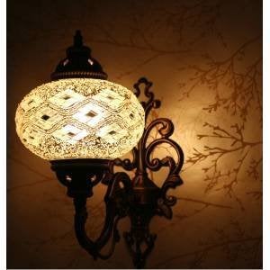 Diverse wandlamp Oosters Arabisch Marrakech glasmozaieklamp, Ophalen of Verzenden, Nieuw, Glas, Oosters Arabisch 1001nacht Boho Ibiza Marrakech Marokkaans Turks