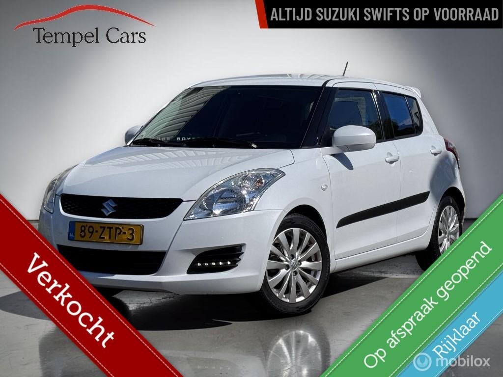 Suzuki Swift 1.2 Bandit| Airco| stoelverwarming|Cruise| 16, Voorwielaandrijving, Gebruikt, 4 cilinders, 400 kg