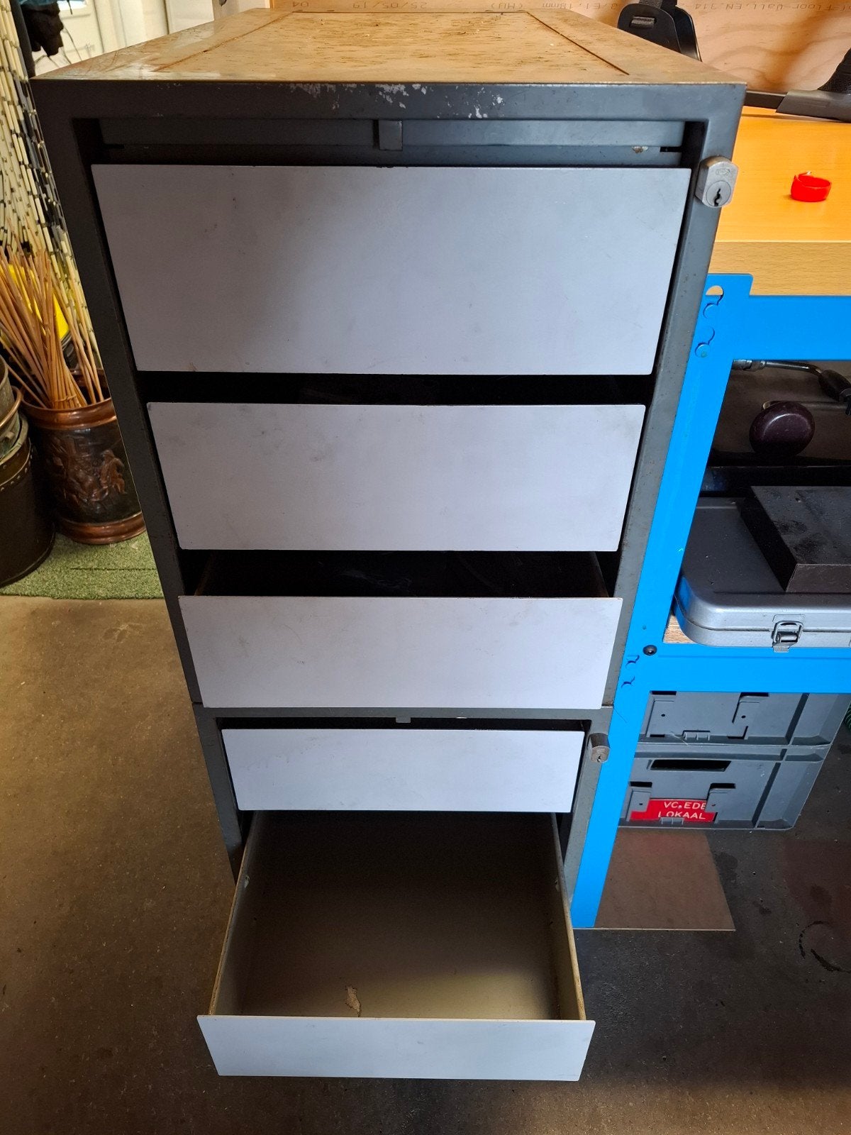 2 Afsluitbare Ladenblokken met 3 Lades - 51x41x75 cm, Ophalen