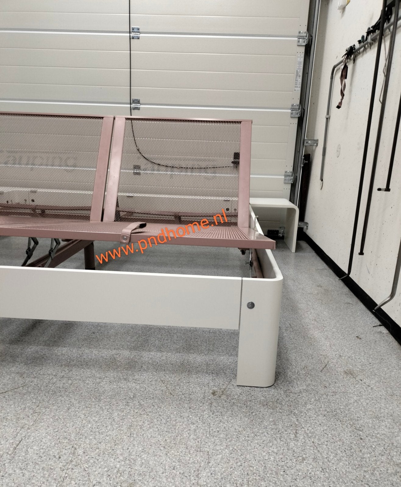 Auping Auronde 160x210 Wit | met Verstelbare Bodems, Verstelbaar, Tweepersoons, Ophalen of Verzenden, Zo goed als nieuw