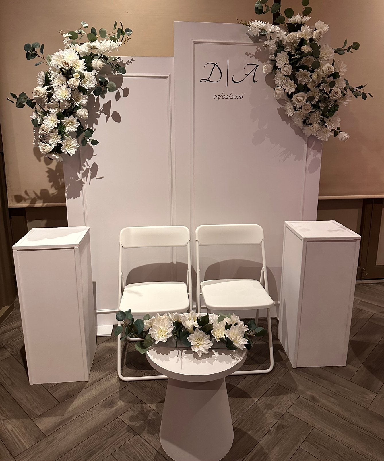 Verhuur Backdrop voor verloving €250, Ophalen, Zo goed als nieuw