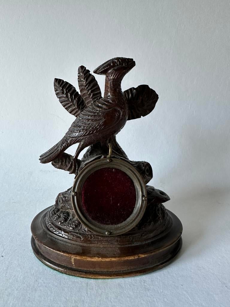 Antieke port montre Zwarte woud 1880-1890, Antiek en Kunst, Kunst | Beelden en Houtsnijwerken, Ophalen of Verzenden