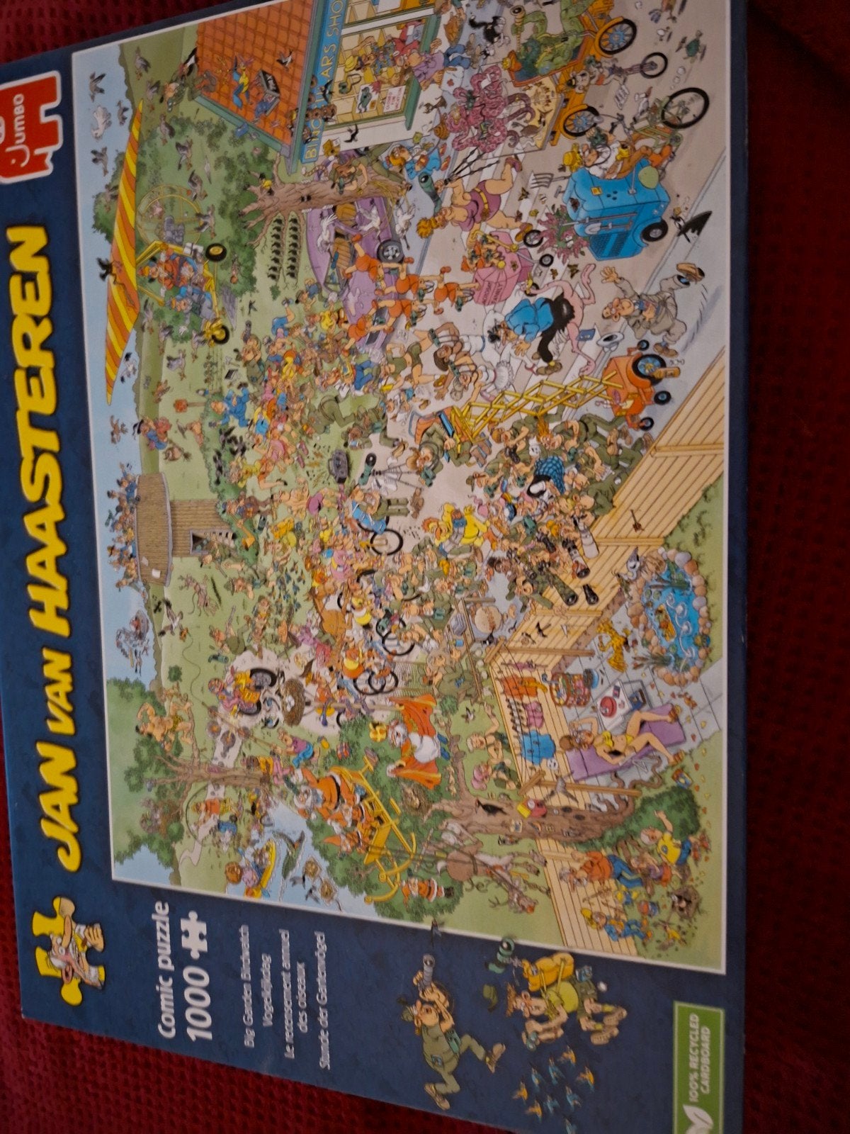 Jan van Haasteren Puzzel- 1000 Stukjes - Vogelkijkdag, Ophalen, 500 t/m 1500 stukjes, Zo goed als nieuw
