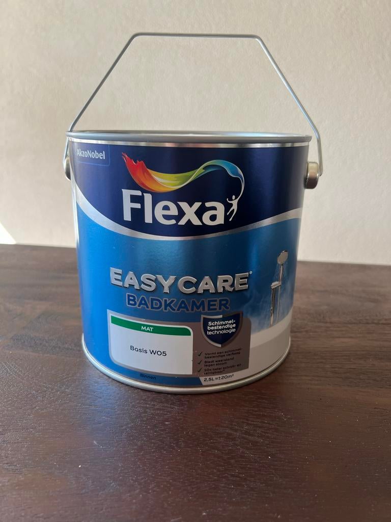 Flexa EasyCare Badkamer Verf - Chai Latte, Ophalen, Bruin, Nieuw, Verf