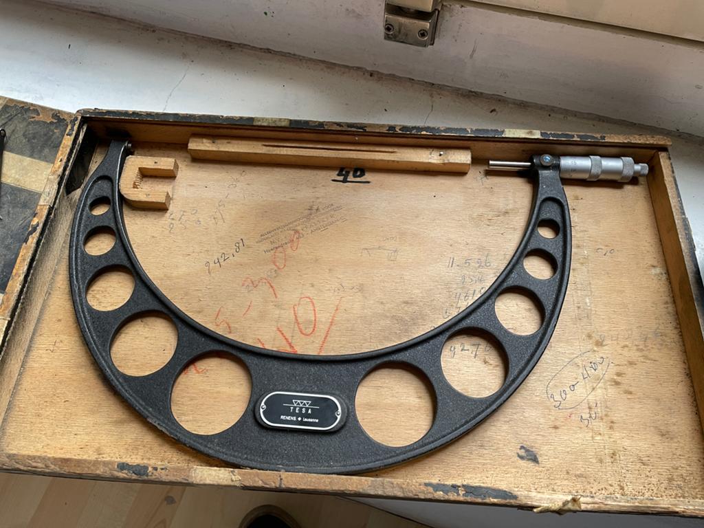 Set micrometers Tesa, Ophalen of Verzenden
